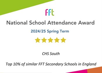 CHS South in Top 10% Nationally for Attendance - Again!